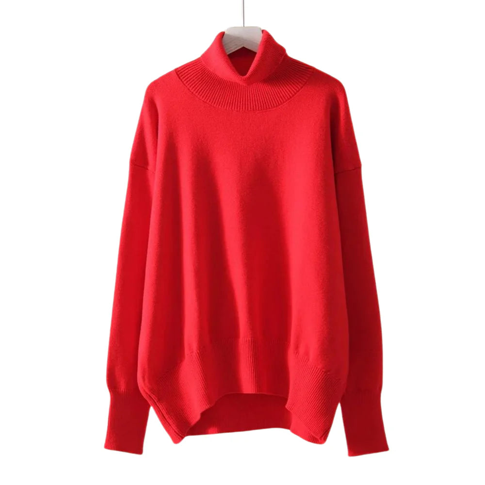 Sienna Relaxed High-Neck Knit