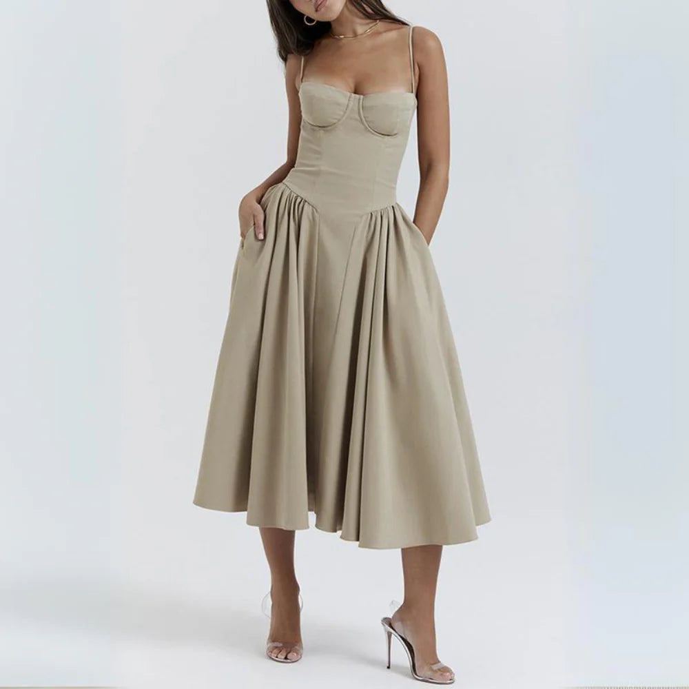 Rosalie Flare Midi Dress