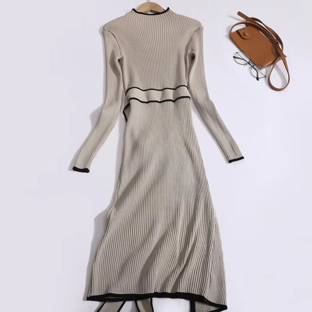 Sienna Belted Knit Dress