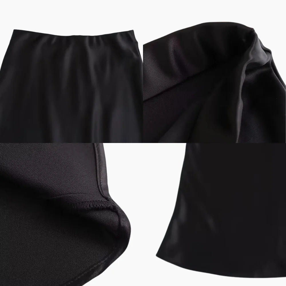 Victoria Luxe Slip Skirt