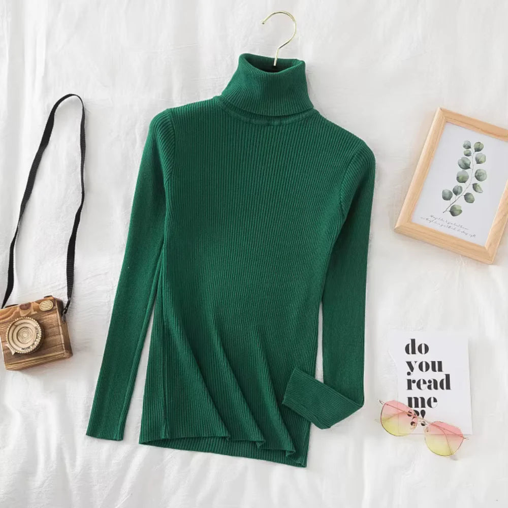 Aurora Chic Ribbed Knit Sweater