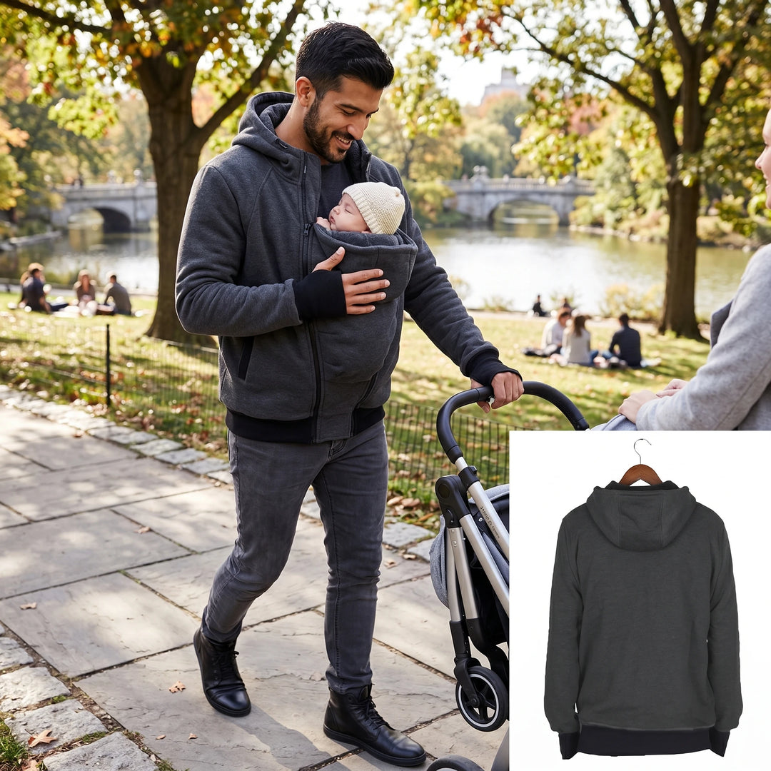 Baby Carrier Jacket for Dads — 3-in-1 Babywearing Coat | The Lion Style The Lion Style