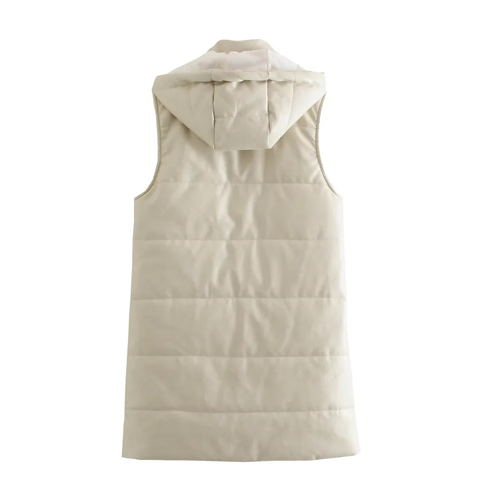 Serena Hooded Longline Vest