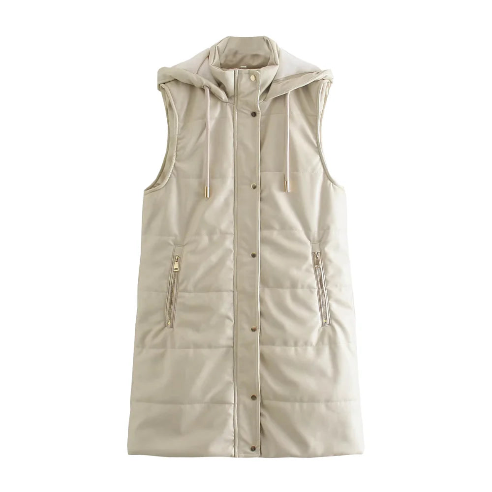 Serena Hooded Longline Vest