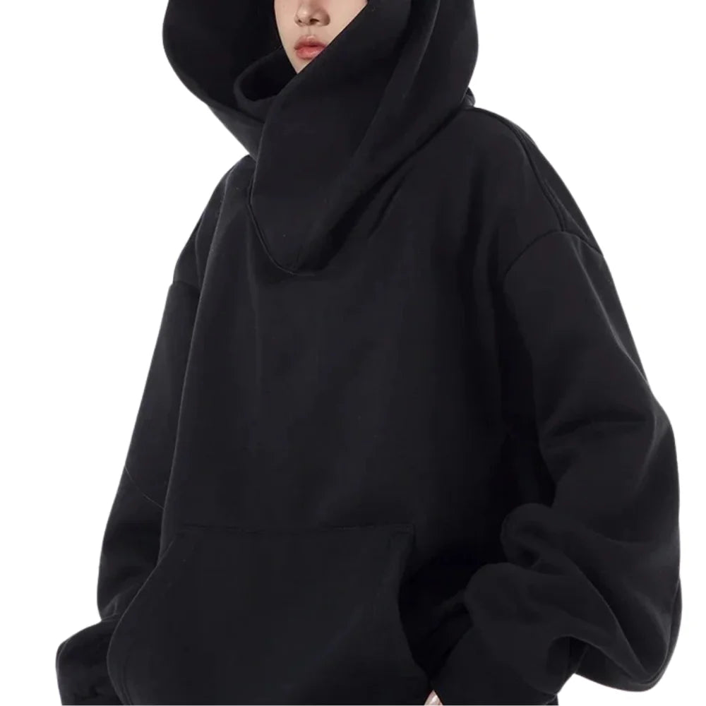 Aria Oversized High-Neck Sweatshirt