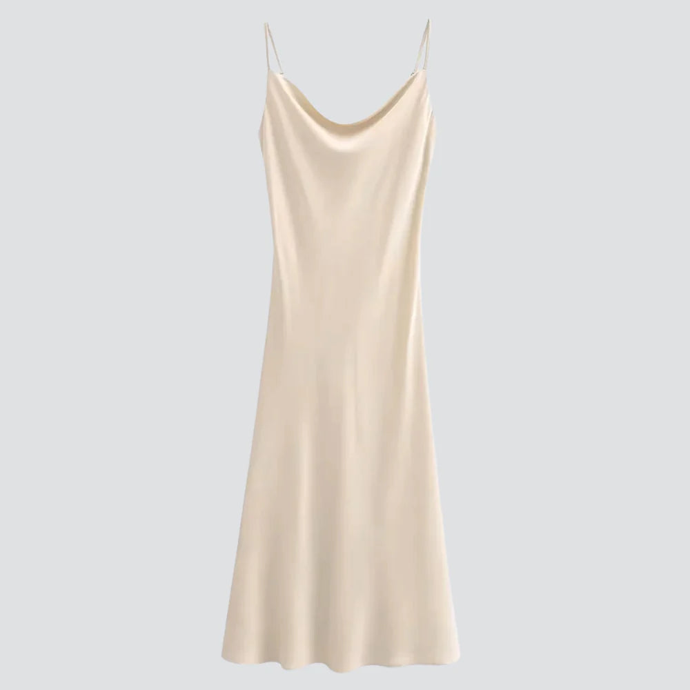 Livia Satin Slip Dress