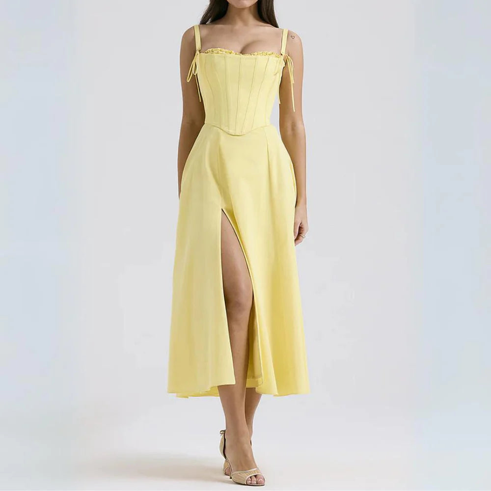 Daphne Strappy Corset Dress