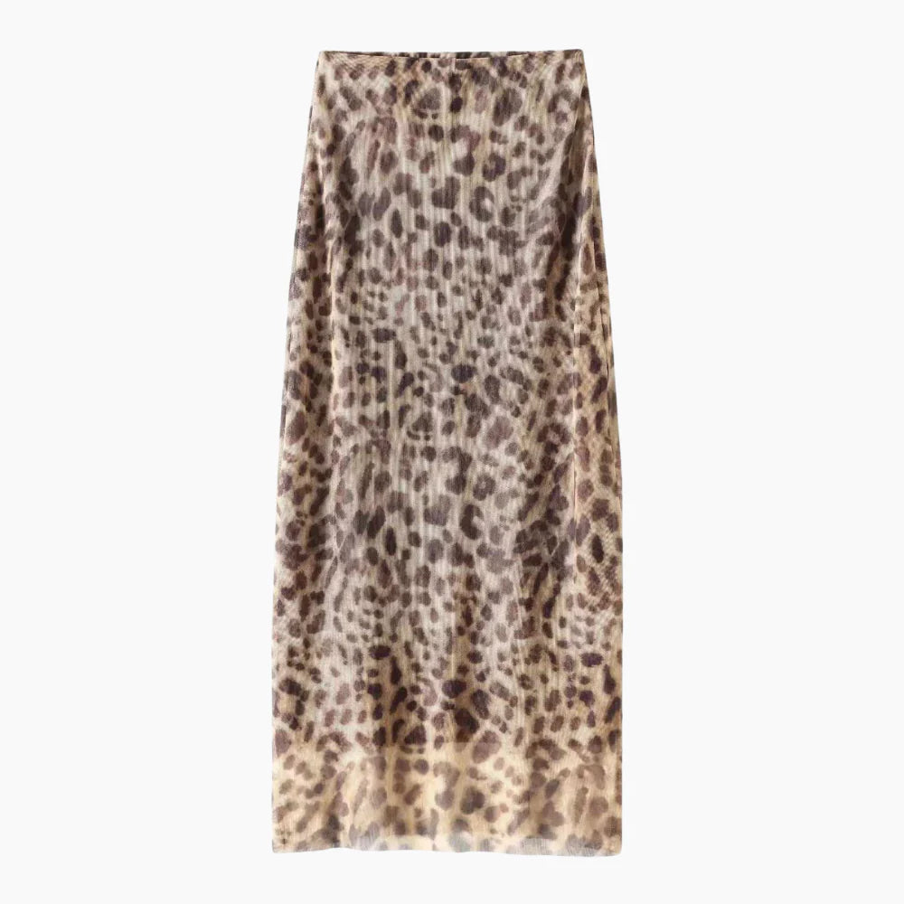 Savannah Animal Print Skirt