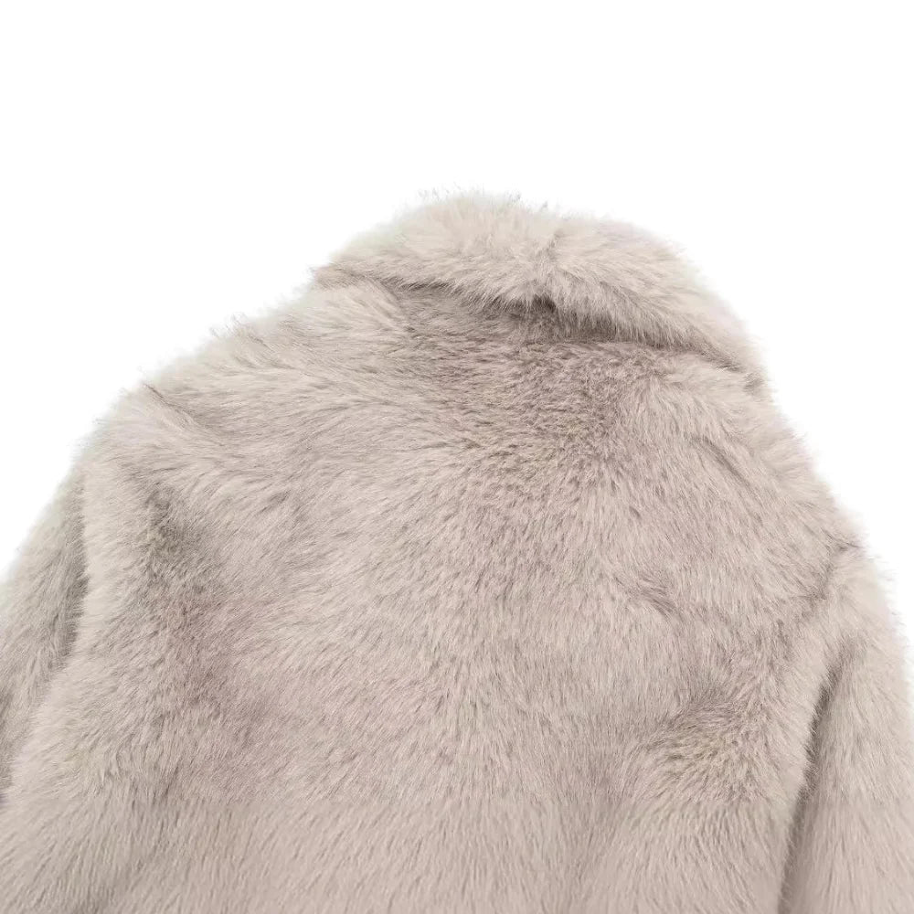 Celeste Plush Faux Fur Jacket