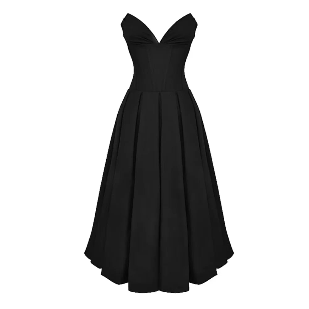 Eva Elegant Off-Shoulder Dress