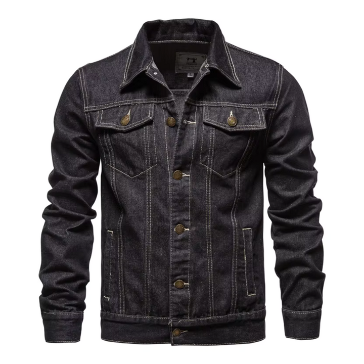Glen Slim Fit Denim Jacket