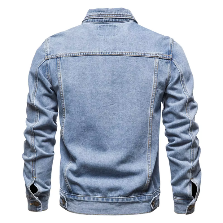 Glen Slim Fit Denim Jacket