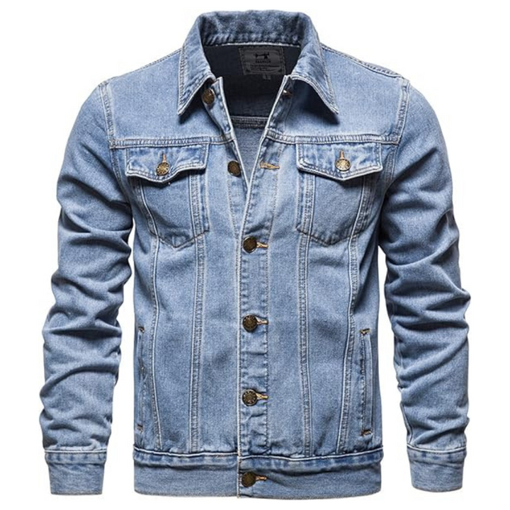 Glen Slim Fit Denim Jacket
