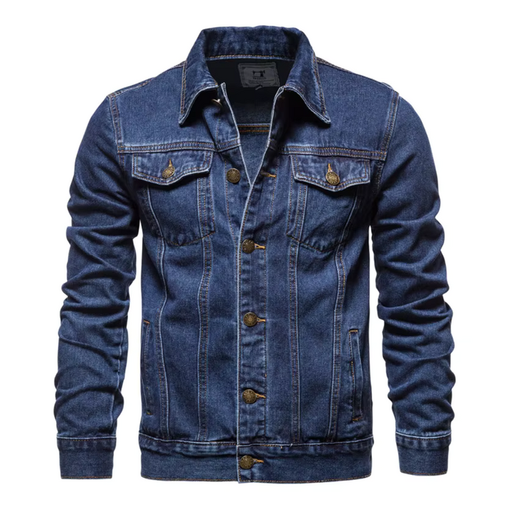 Glen Slim Fit Denim Jacket