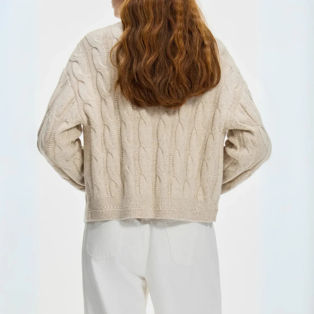 Camille Cable Knit Cardigan