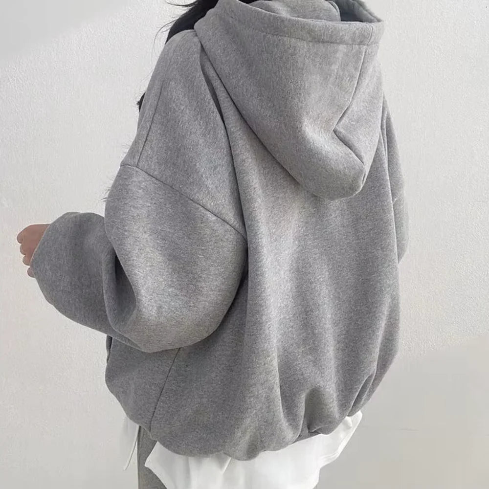 Amelia Fleece-Lined Oversized Hoodie