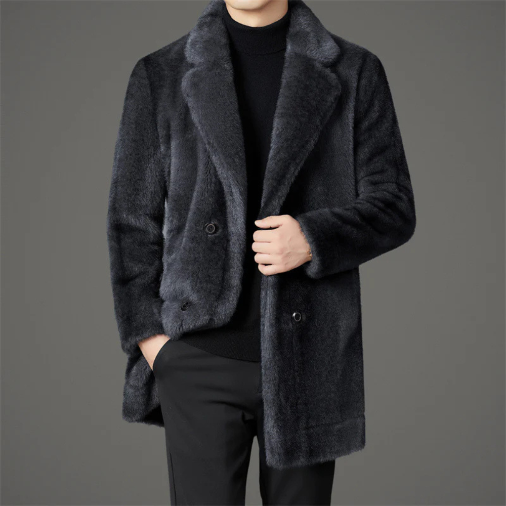 Isaac Tailored Fur-Lined Winter Coat