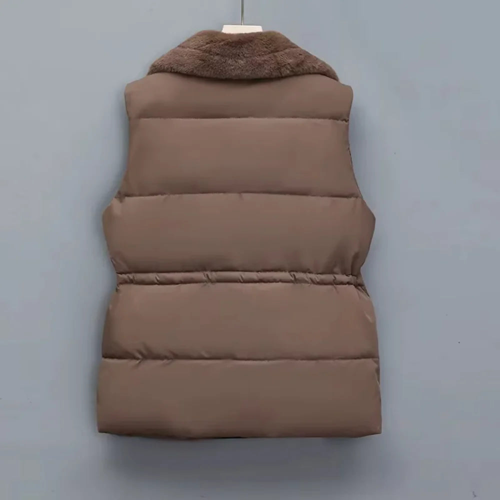 Ariana Collar Puffer Vest