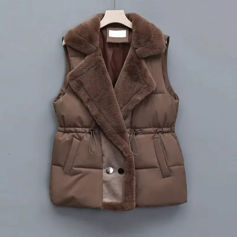 Ariana Collar Puffer Vest