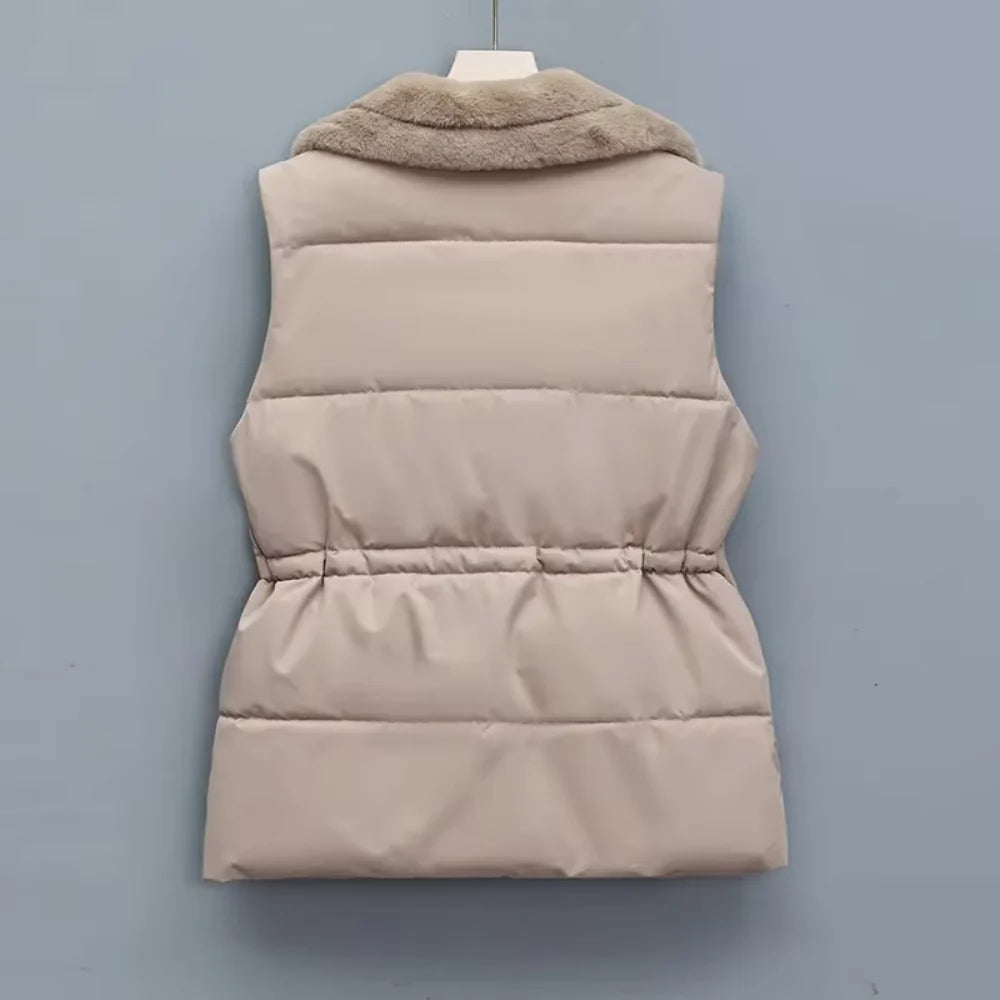 Ariana Collar Puffer Vest