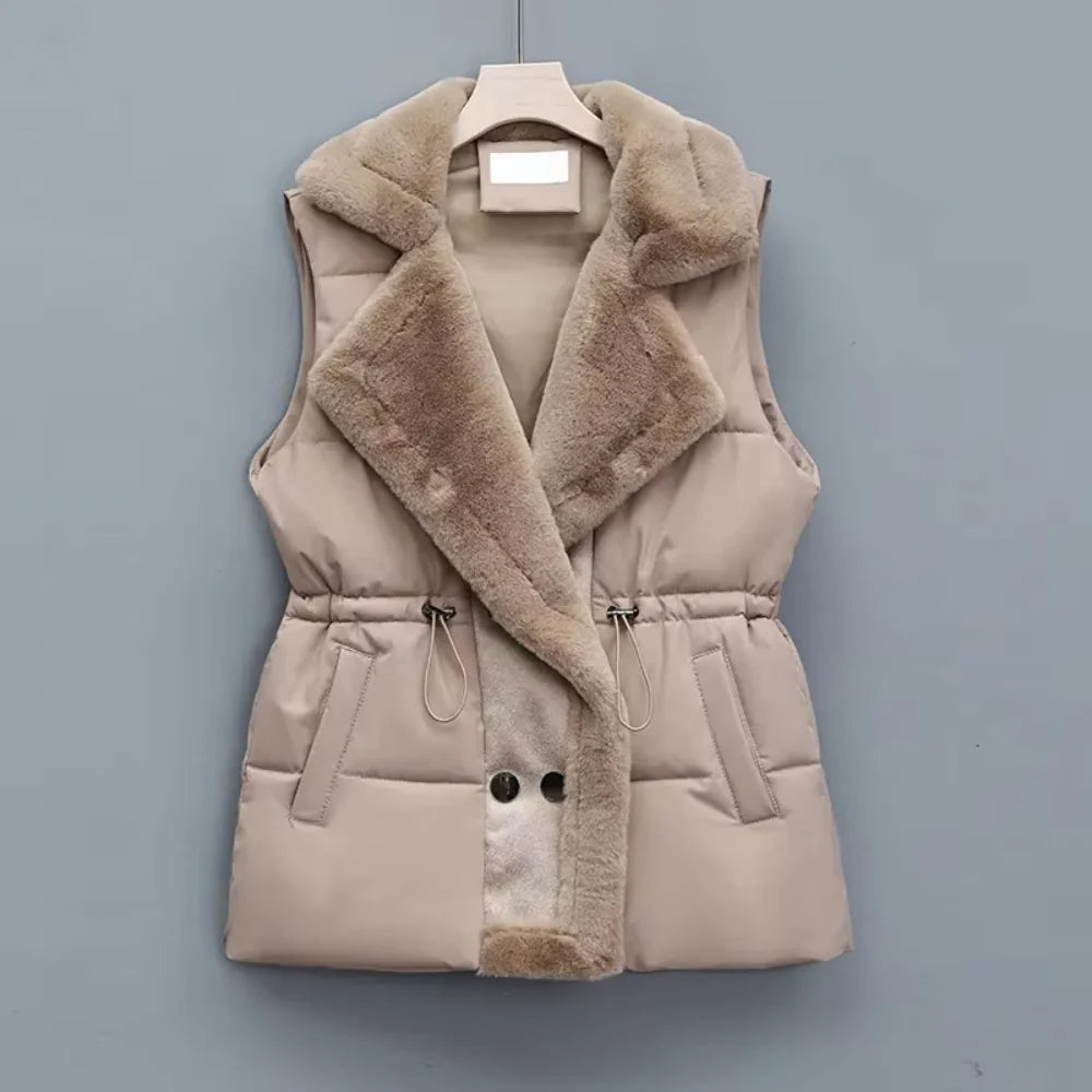 Ariana Collar Puffer Vest