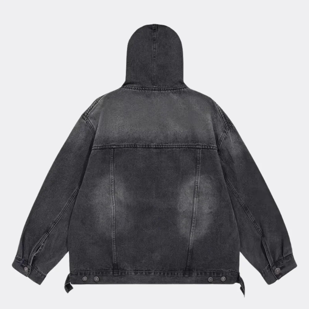 Sienna Streetwear Denim Hoodie