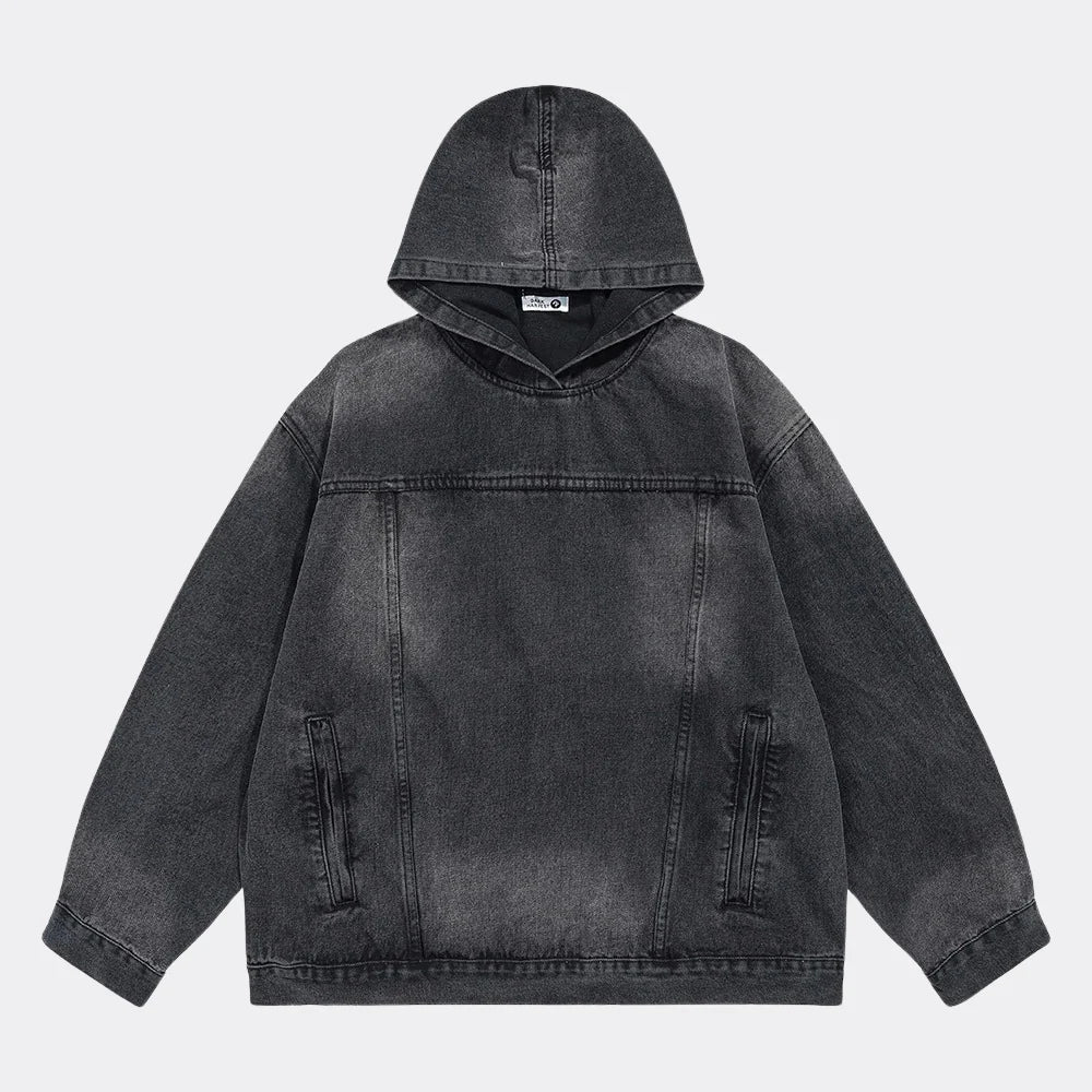 Sienna Streetwear Denim Hoodie