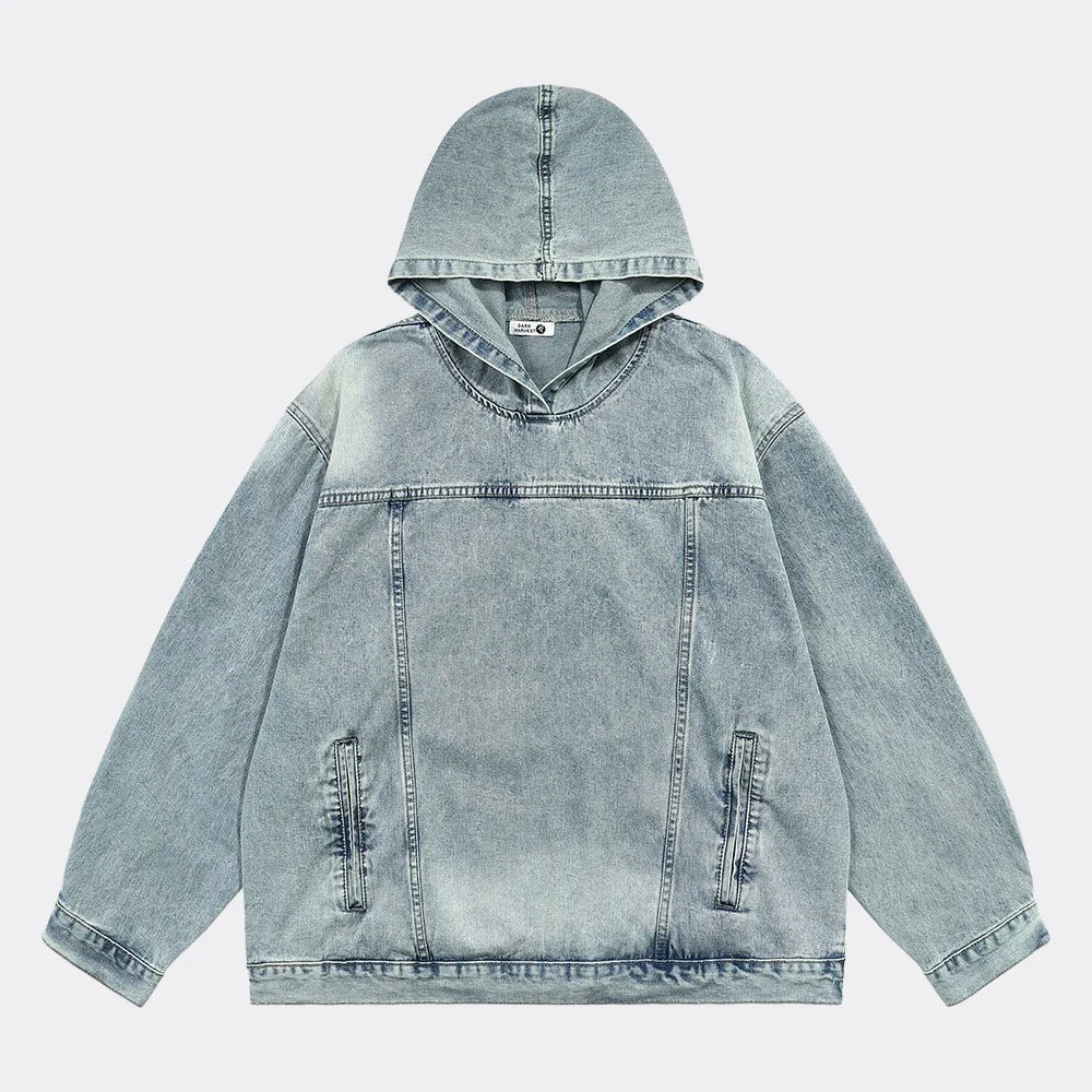 Sienna Streetwear Denim Hoodie